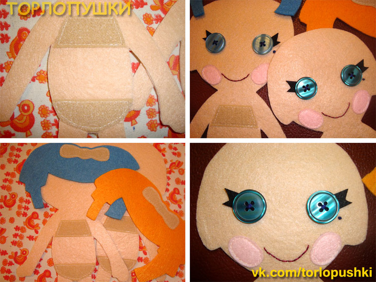 Шьем фетровых куколок