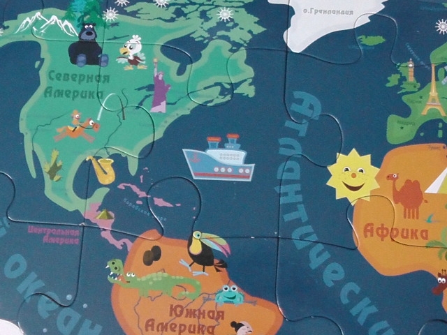 напольный пазл