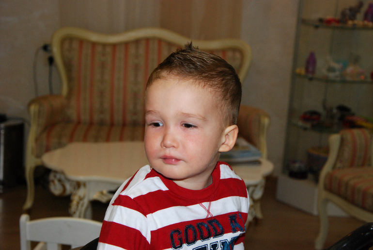 Аллергия, новая стрижка и прогулка