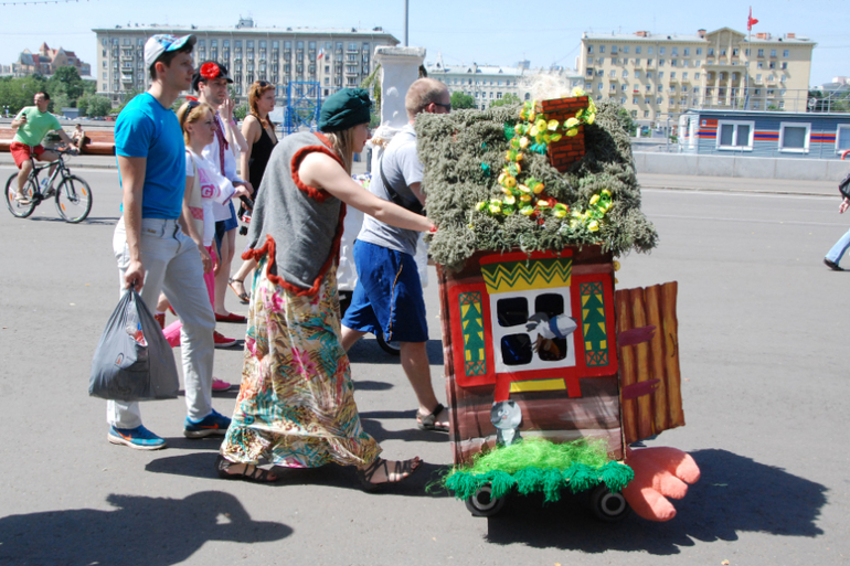 Парк Горького и Парад колясок 2014