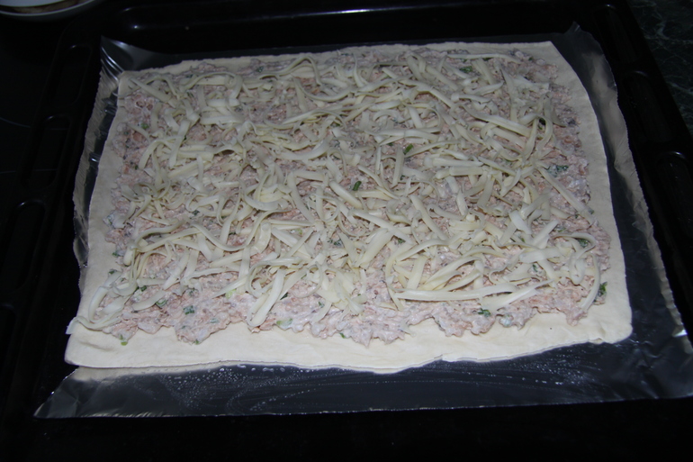 Рыбный пирог.