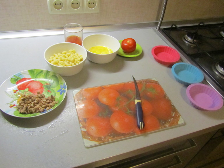 Готовим с детьми. Запеканка из макарон.