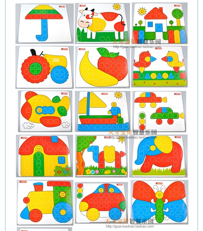 Развивающие мазайки для детей!