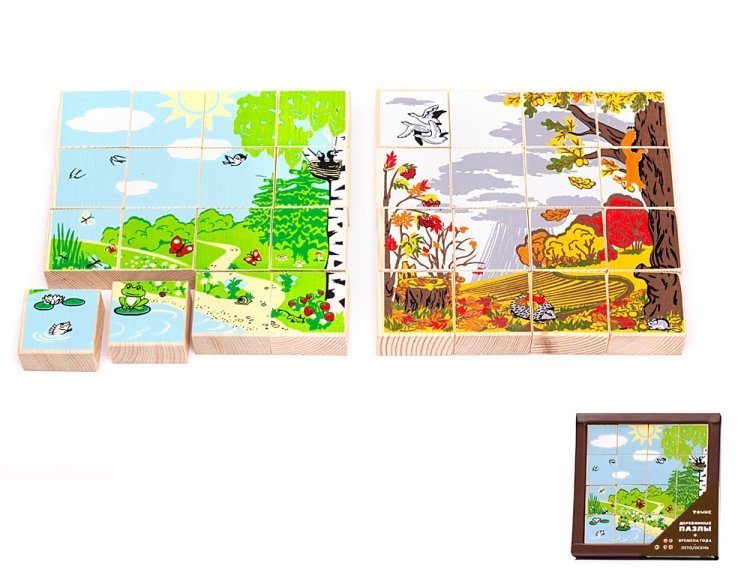 Новинки от Томика. Деревянные пазлы.