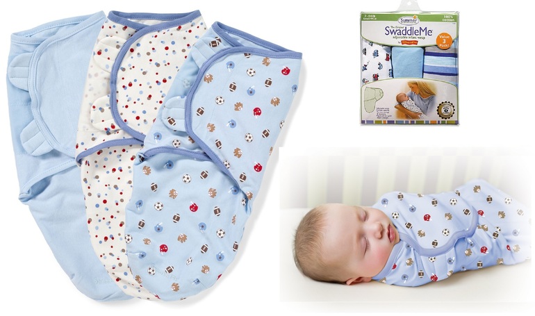 Пеленка Summer Infant Swaddleme Конверт для пеленания на липучке 2 шт