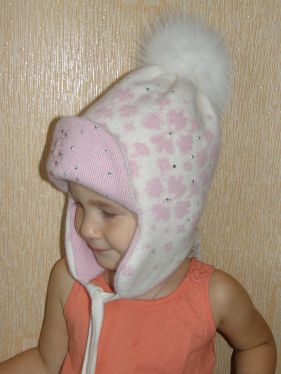 Наши красивые шапочки:)