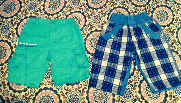 Шортики V-Baby, размер 18-24 мес + 2 панамки (размер 50)