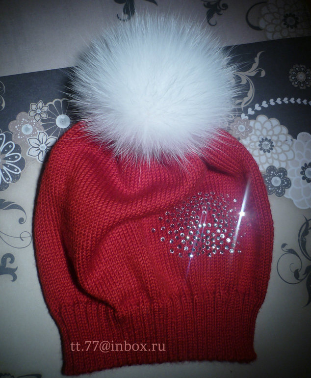 Меховые помпоны на любой вкус! Песец, Енот, Кролик.