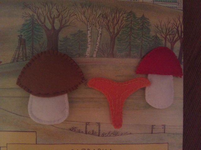 Еда из фетра