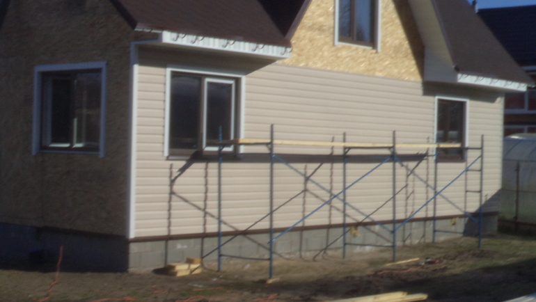 Дача. стройка. Неделя 9.