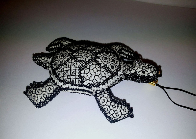 Черепашка по имени Наташка, блэкворк.