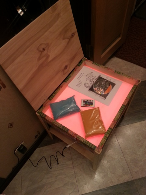 Подарочные световые панели для игр с песком! Ручная работа! ТЕПЕРЬ С НОЖКАМИ И КРЫШКОЙ!!!