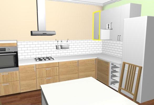 Еще один проект кухни. Нужна помощь в выборе фасадов и столешницы