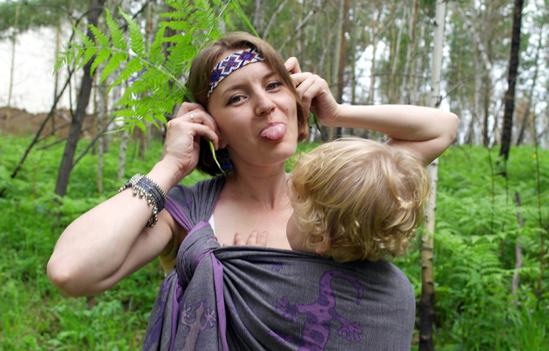 Слингостиль: наш вариант))