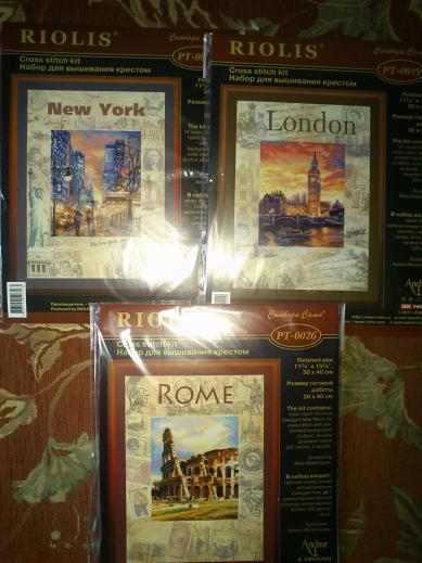 Продаю наборы Дим, РФ , цветную канву и не только.