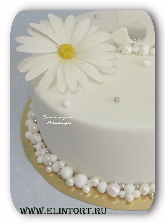 Торт на юбилей 55 лет.