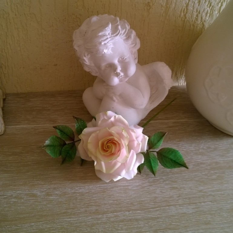 Роза с курсов Жанны Рябковой!