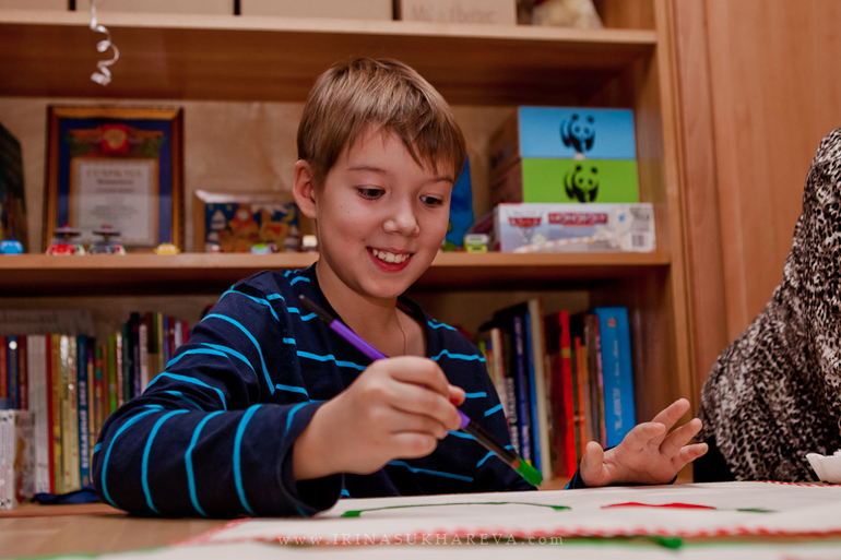 Семилетие Феди в домашнем ресторане!