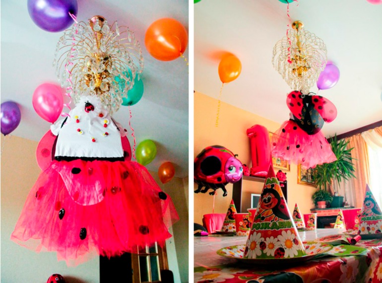 Как мы отмечали 1 годик=)))Вечеринка в стиле Божьих коровок