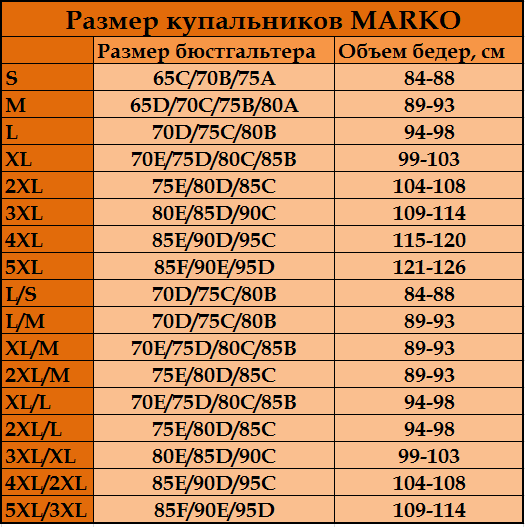 пристрою купальник Marko Lotta 850р