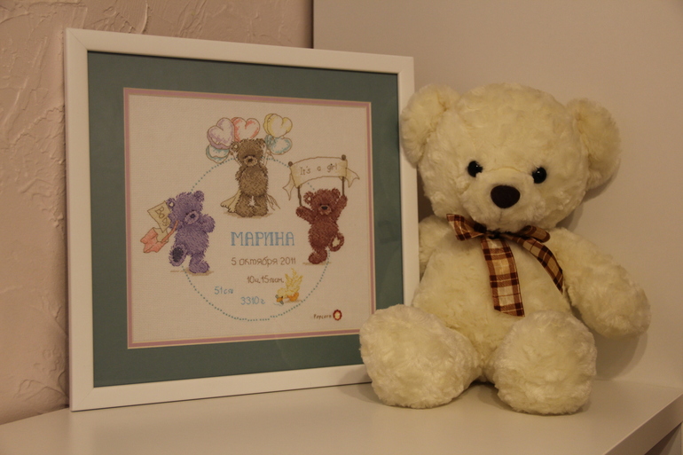 Dimensions "Дети на пляже" и метрика Vervaco