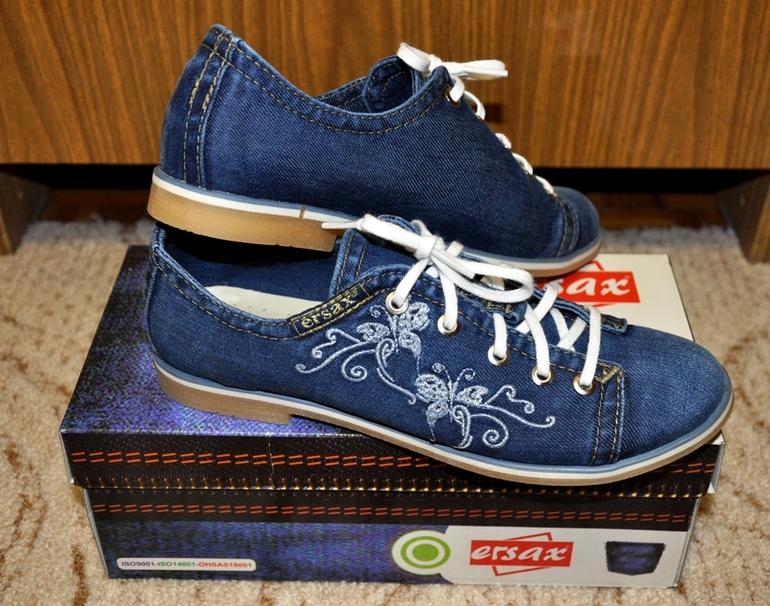 СУПЕР!!! Джинсовая обувь!!!