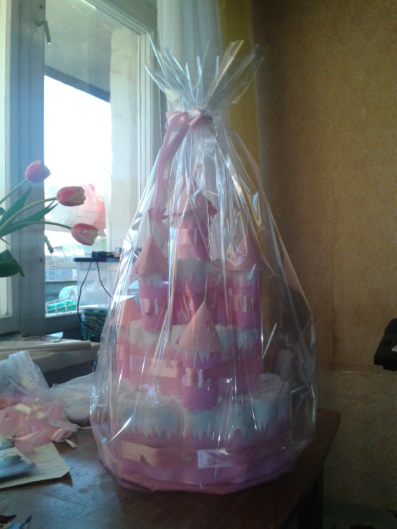 Продаю ЗАМОК ИЗ ПАМПЕРСОВ.