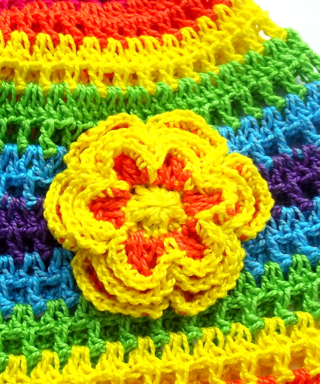 Радужная шапулька)))