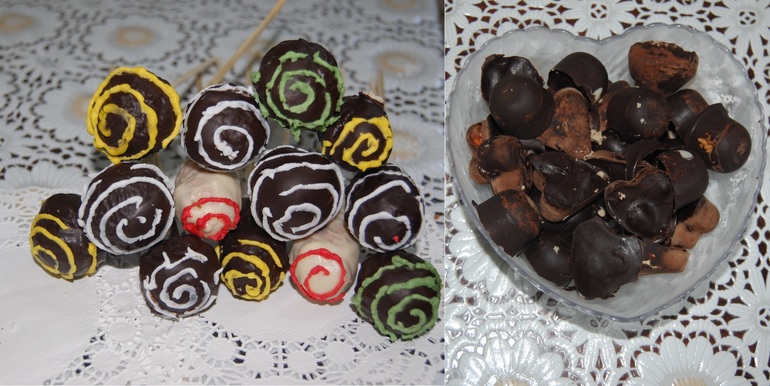 Шоколадные конфеты и Кейк-попсы (CAKE POPS)