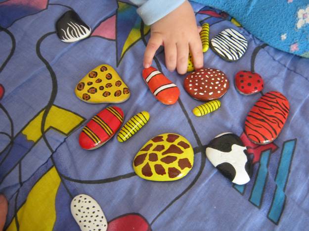 Раскрашенные камни ч. 1