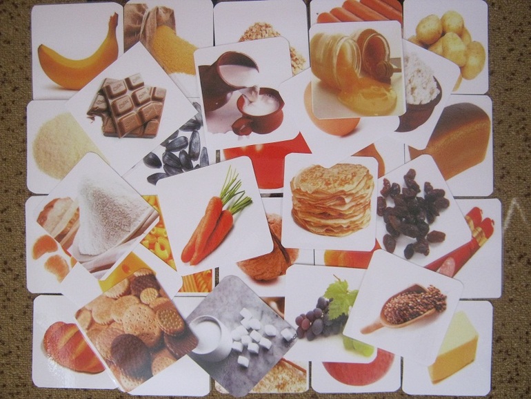 Вкусовое/пищевое лото