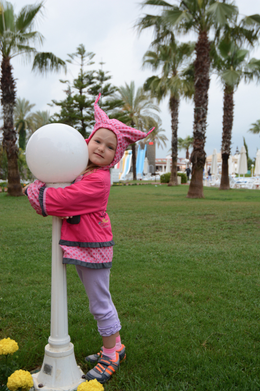 Наша Лизавета на отдыхе в Турции