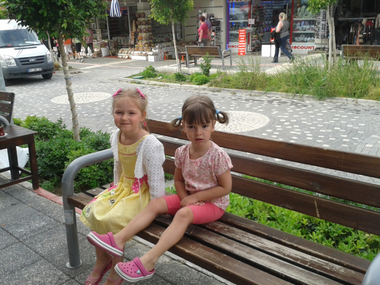 Наша Лизавета на отдыхе в Турции