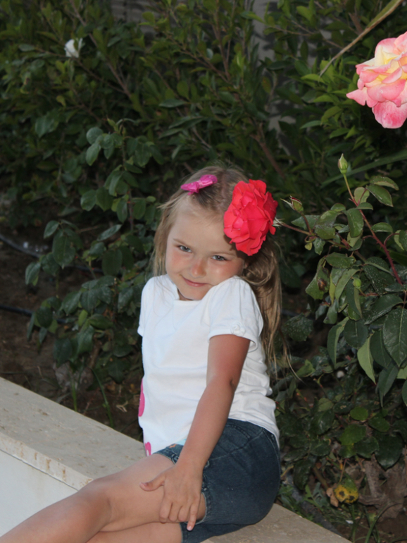 Наша Лизавета на отдыхе в Турции