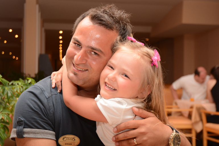 Наша Лизавета на отдыхе в Турции