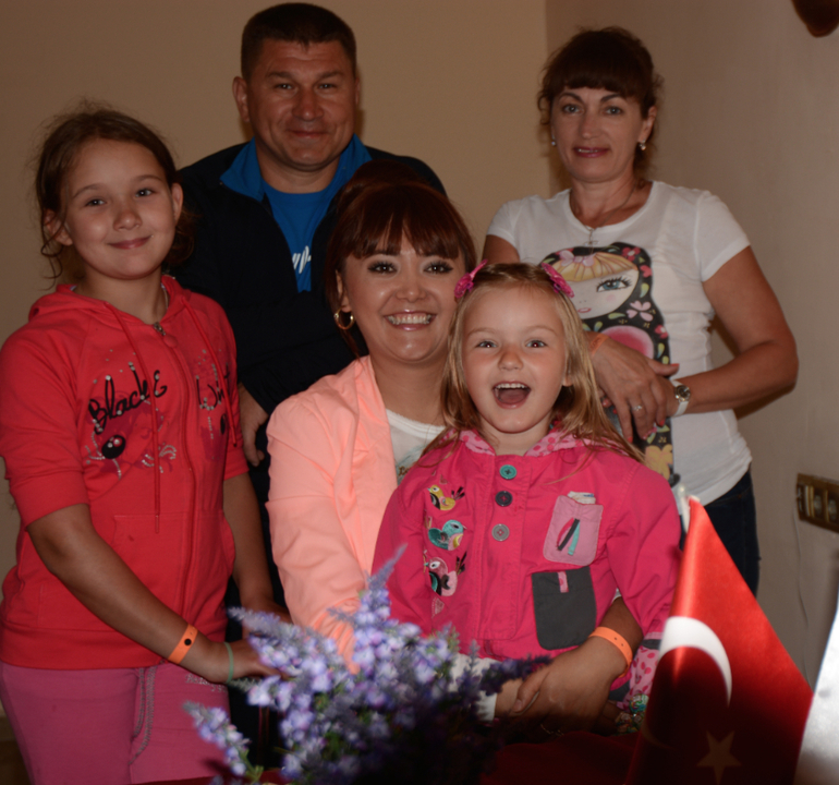 Наша Лизавета на отдыхе в Турции