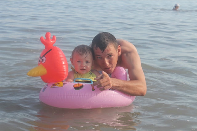 Наш маленький жабенок))) Сезон открыт)