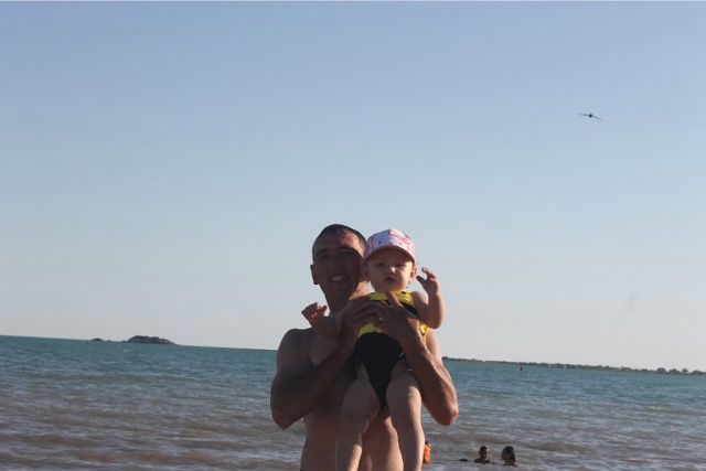 Наш маленький жабенок))) Сезон открыт)