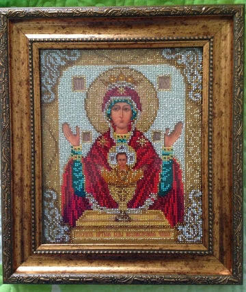 Мои вышитые бисером иконы