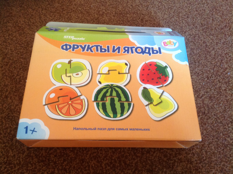 Напольный пазл для самых маленьких Step puzzle