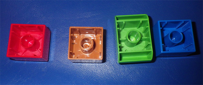 Сравнение конструкторов Lego DUPLO, ANDRONI GIOCATTOLI (Unico), SLUBAN и JDLT.