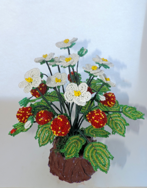 новинки во флористике из бисера