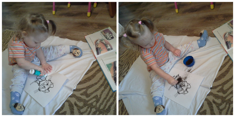 Читаем и играем. В. Сутеев. Три котёнка