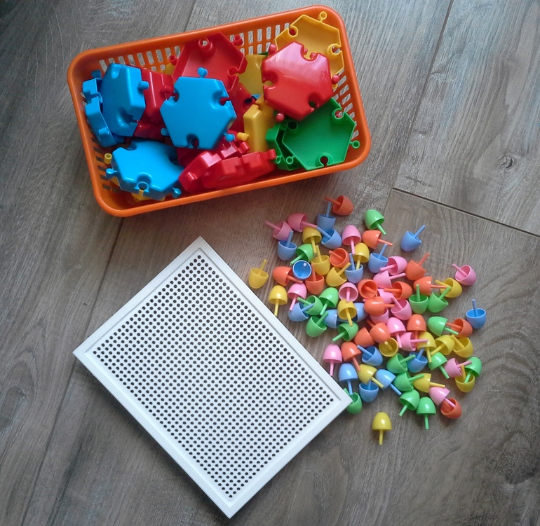 Моторика 2. Игры с мозайкой