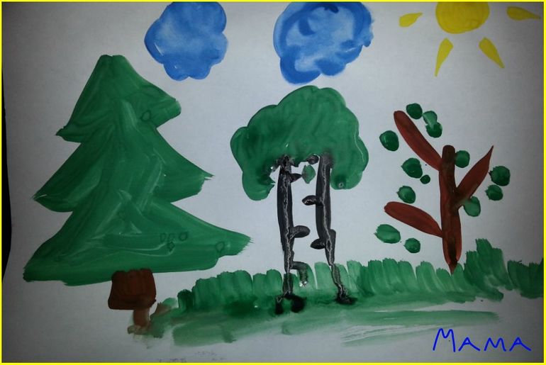 Наши рисовалки!