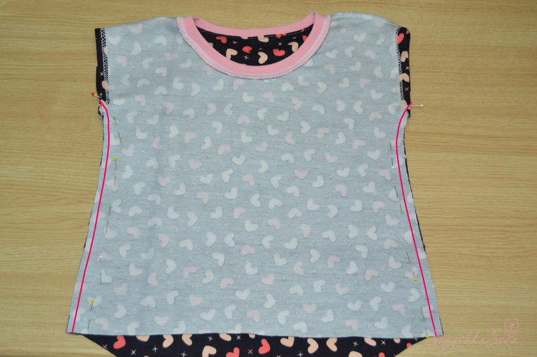 Как сшить тунику для малышки.