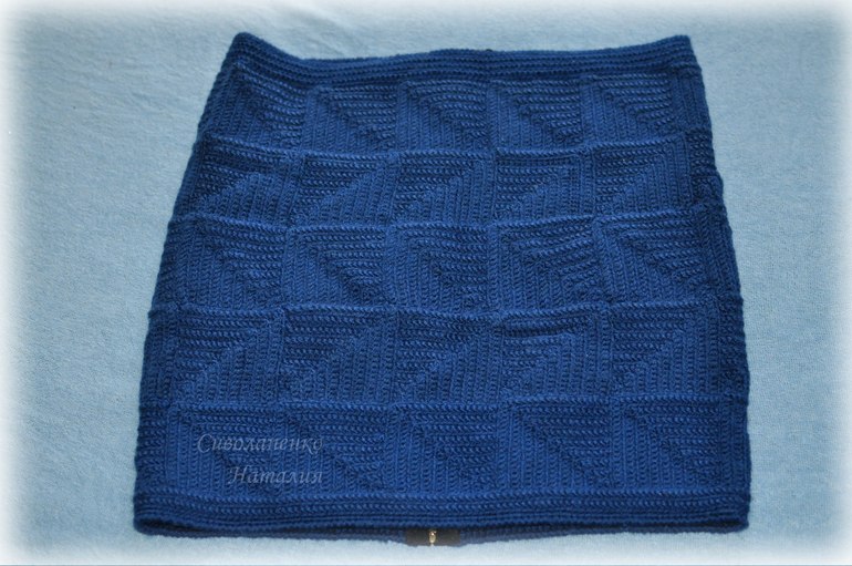 Юбка из квадратов