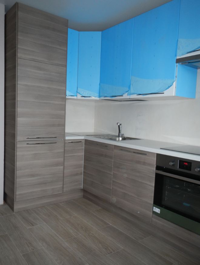 Установили мою кухню! Пока что так...