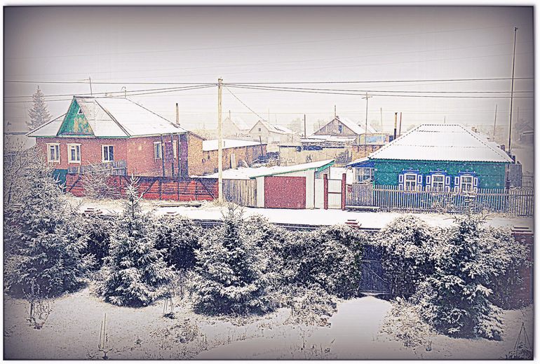 А у нас сегодня зима:)