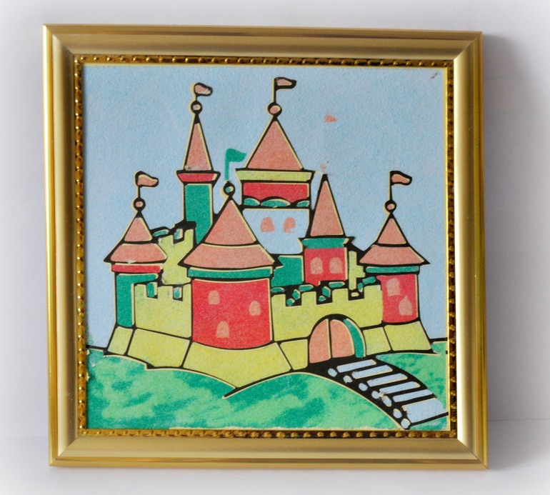 Рисование песком